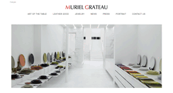 Desktop Screenshot of murielgrateau.com